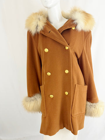 Escada Cashmere Blend Coat Size 4