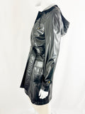 Burberry London Backworth Shiny Trench Coat Size 4