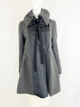 Giorgio Armani Wool Coat W/Down Liner Size 4/Small