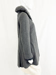 Giorgio Armani Wool Coat W/Down Liner Size 4/Small