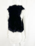 Haute Hippie Marabou Vest Size XS/S