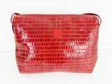 Vintage Fendi Woven Leather Shoulder Bag