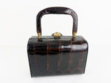 Vintage Kelly Sterling Alligator Handle Bag