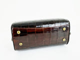 Vintage Kelly Sterling Alligator Handle Bag