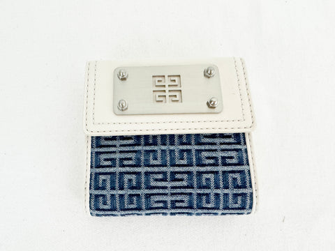 NEW Givenchy Denim Bi-Fold Wallet