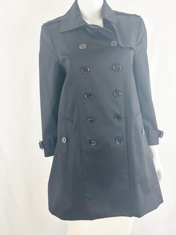 Burberry London Short Trench Coat Size 8