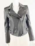 NEW IRO Leather Moto Jacket Size 8