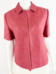 Akris Punto Short Sleeve Jacket Size M