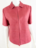 Akris Punto Short Sleeve Jacket Size M