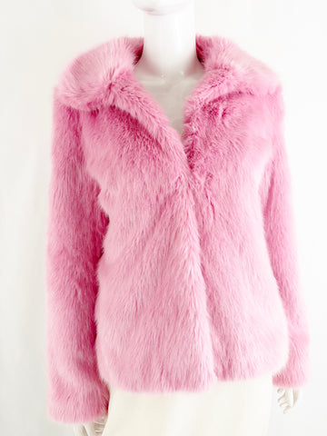 Shrimps Faux Fur Jacket Size 10