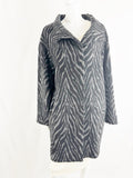 Cinzia Rocca Zebra Pattern Coat Size 16