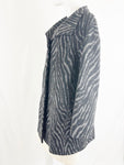 Cinzia Rocca Zebra Pattern Coat Size 16