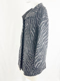 Cinzia Rocca Zebra Pattern Coat Size 16