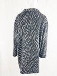 Cinzia Rocca Zebra Pattern Coat Size 16