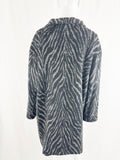 Cinzia Rocca Zebra Pattern Coat Size 16