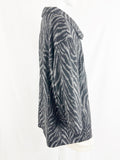 Cinzia Rocca Zebra Pattern Coat Size 16