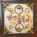 Hermes Circus Silk Scarf 90