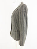 Armani Collezioni Herringbone Blazer Size M