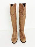 Chanel Nubuck Knee Boots Size 8