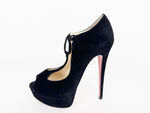 Christian Louboutin T-Strap Platform Pumps Size 7.5