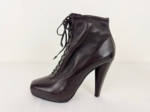 Prada Lace-Up Bootie Size 7.5