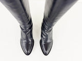 Alexander Wang Over the Knee Leather Boots Size 7