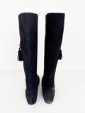 Stuart Wietzman Suede Knee Boots Size 8.5