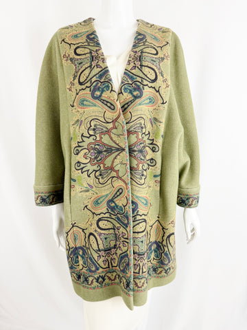 Etro Patterned Coat Size S