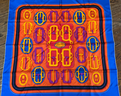 NEW Hermes Bovclerie Moder Silk Scarf