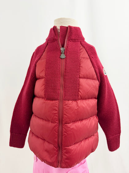 Moncler Girls Padded zip Cardigan size 6