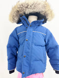 Canada Goose Boys Parka w/Fur Trim Size 4-5