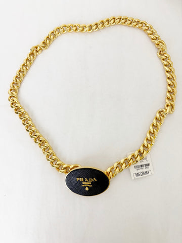 Prada Chain Link Belt