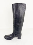 Stuart Weitzman Buckle Knee Boot Size 9