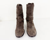 Prada Suede Moto Boots Size 9