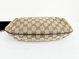 Gucci Canvas Half Moon Shoulder Bag