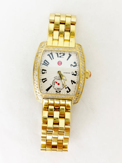 Michele Diamond Deco Watch