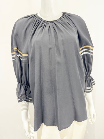 Fendi with Sheer Stripe Top Size Large