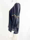 Fendi with Sheer Stripe Top Size Large