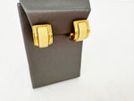 Hermes Enamel Half-Circle Earrings