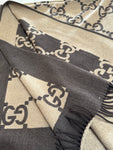 Gucci Wool Blend Throw Blanket