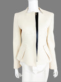 Gianfranco Ferre Leather Trim Jacket Size S