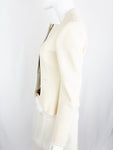 Gianfranco Ferre Leather Trim Jacket Size S