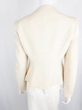Gianfranco Ferre Leather Trim Jacket Size S