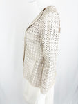 Emporio Armani Leather Jacket Size S