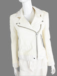 IRO Leather Moto Jacket Size 6
