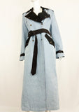 NEW Fleur Du Mal Trench Coat Size 8