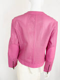 NEW Iris Setlakwe Leather Perforated Jacket Size 8