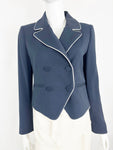 Frame Piped Blazer Size 2