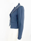 Frame Piped Blazer Size 2