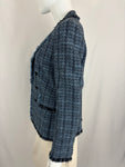 Akris Punto Fringe Trim Blazer Size 8